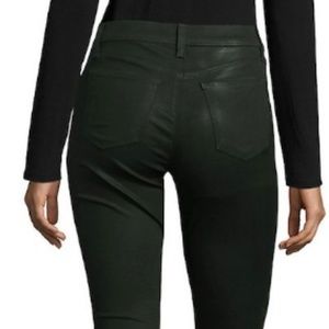 J Brand Coated Skinny Jeans (Dark Olive) 6